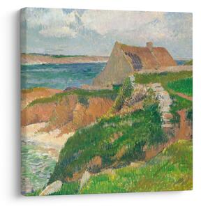 Obraz - Henri Moret, The Island of Raguenez, Brittany, reprodukce (30x30 cm)