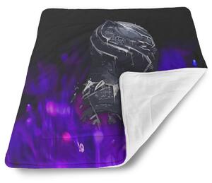 Sablio Deka pro miminko BLACK PANTHER Fialová luminescence - 80x100 cm