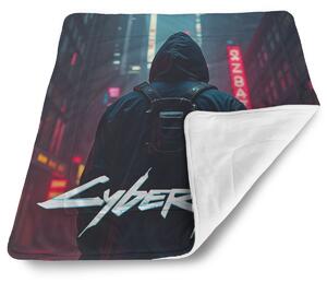 Sablio Deka pro miminko Cyberpunk 2077 Pohled do města - 80x100 cm