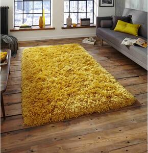 Hořčicově žlutý koberec Think Rugs Polar, 150 x 230 cm