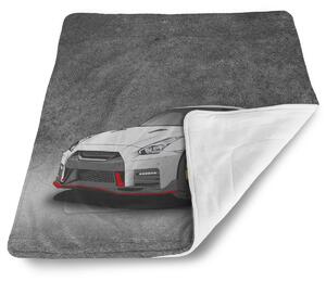 Sablio Deka pro miminko Nissan GTR 35 Šedý - 80x100 cm