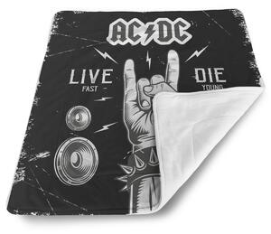Sablio Deka pro miminko ACDC Live fast, die young - 80x100 cm