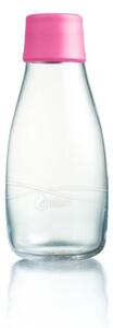 Fuchsiová skleněná lahev ReTap, 300 ml