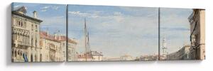 Obraz - Richard Parkes Bonington, The Grand Canal, reprodukce (170x50 cm)