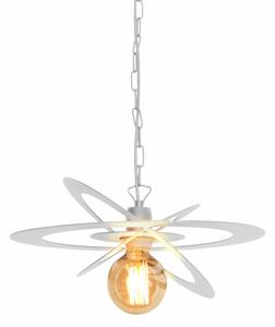 Helam Lustr na řetězu STAR 1xE27/60W/230V bílá HE0225