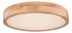 Globo 41745-24 LED stropní svítidlo Rainer 1x24W | 800lm | 3000-6000K - paměťová funkce, noční režim, stmívatelné, dálkové ovládání, imitace dřeva, bílá