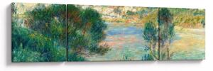 Obraz - Auguste Renoir, View of Monte Carlo from Cap Martin, reprodukce (170x50 cm)