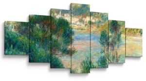 Obraz - Auguste Renoir, View of Monte Carlo from Cap Martin, reprodukce (210x100 cm)