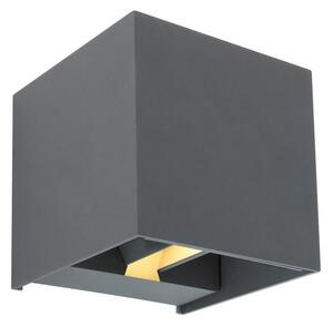 Globo 34168 LED venkovní nástěnné svítidlo Veronika 1x3W | 308lm | 3000K | IP54 - antracit