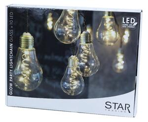 Světelný LED řetěz Star Trading Bulbs, délka 3,6 m