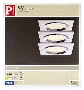 Paulmann 92695 - SADA 3xLED/8W Stmívatelné podhledové svítidlo DICE 230V