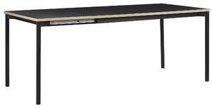 Rozkládací jídelní stůl AVIS Černá 140/190 cm 90 cm