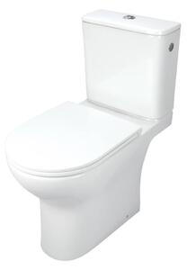 Deante CDJD6RPS - Stojící WC s prkénkem JASMIN keramika/bílá