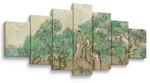 Obraz - Vincent van Gogh, The Olive Orchard, reprodukce (210x100 cm)