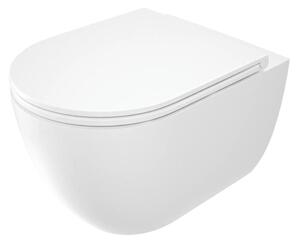 Deante CGRD6ZPW - Závěsné WC s prkénkem ROUND keramika/bílá