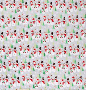 Šedá vánoční mikroplyšová deka SNOWMAN Rozměr: 160 x 200 cm