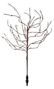 LED RGBW Solární svítidlo TREE LED/0,1W/1,2V 600 mAh IP44 hnědá