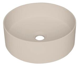 Deante CQS_5U4S - Umyvadlo na desku SILIA pr. 36 cm granit/béžová
