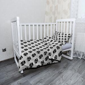 Sablio Mikroplyšové dětské povlečení do postýlky Star Wars Stormtrooper Pattern šikmý - 120x90 / 40x60