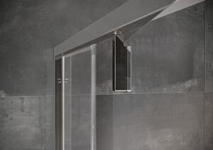 Ravak - Sprchové dveře dvoudílné Nexty NDOP2-100 - bílá, transparentní sklo
