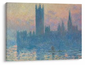 Obraz - Claude Monet, The Houses of Parliament, Sunset, reprodukce (70x50 cm)