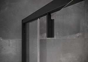 Ravak - Sprchové dveře dvoudílné Nexty NDOP2-100 - černá, transparentní sklo
