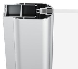 Ravak - Sprchové dveře jednodílné Chrome CSD1-80 cm - bílá, transparentní sklo
