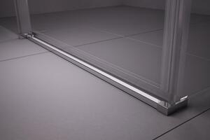 Ravak - Sprchové dveře dvoudílné Matrix MSD2 100 pravá - lesklý Alubright, transparentní sklo