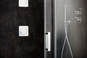 Ravak - Sprchové dveře dvoudílné Matrix MSD2 110 pravá - bílá, transparentní sklo