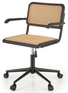 Kancelářská židle ANCOS černá/přírodní