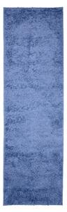 Kusový koberec shaggy Parba modrý atyp 60x200cm