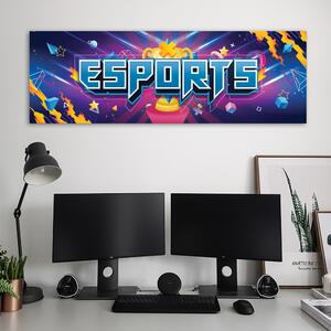 Obraz na plátně Esports Rozměry: 90 x 30 cm