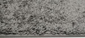 Kusový koberec shaggy Parba šedý atyp 80x300cm