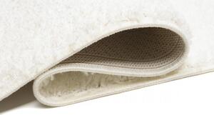 Kusový koberec shaggy Parba bílý atyp 80x300cm
