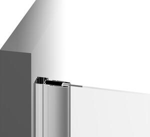 Ravak - Pevná stěna Pivot PPS-80 cm - bílá, transparentní sklo