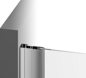 Ravak - Pevná stěna jednodílná Blix BLPS-80 - bílá, transparentní sklo