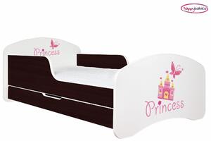 Dětská postel se šuplíkem 180x90cm PRINCESS + matrace ZDARMA!