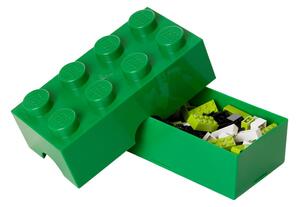 Tmavě zelený svačinový box LEGO®