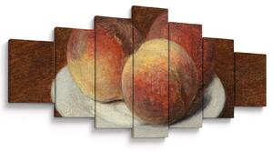Obraz - Henri Fantin-Latour, Three Peaches on a Plate, reprodukce (210x100 cm)