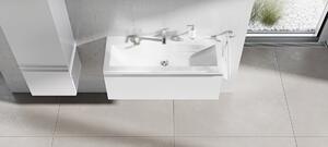 Ravak - Koupelnová vysoká skříňka SB 400 pravá Clear - bílá