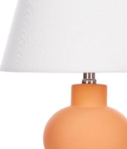 Keramická stolní lampa oranžová FABILOS