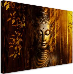 Obraz na plátně Skrytý zlatý Budha Rozměry: 60 x 40 cm