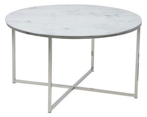 Bílý kulatý konferenční stolek ø 80 cm Alisma - Actona