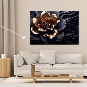Obraz na plátně Zlatý květ Rozměry: 60 x 40 cm