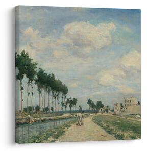 Obraz - Johan Barthold Jongkind, The Towpath, reprodukce (30x30 cm)