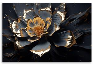 Obraz na plátně Zlatočerný květ Rozměry: 60 x 40 cm