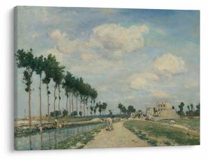 Obraz - Johan Barthold Jongkind, The Towpath, reprodukce (70x50 cm)