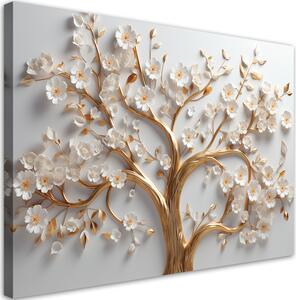 Obraz na plátně Nádherný zlatý strom Rozměry: 60 x 40 cm
