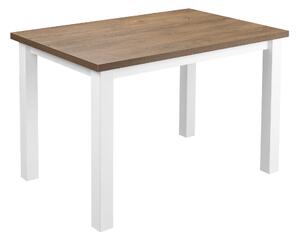 Kuchyňský stůl LAP 120x80 Bílý/dub Lefkas
