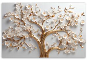 Obraz na plátně Nádherný zlatý strom Rozměry: 60 x 40 cm